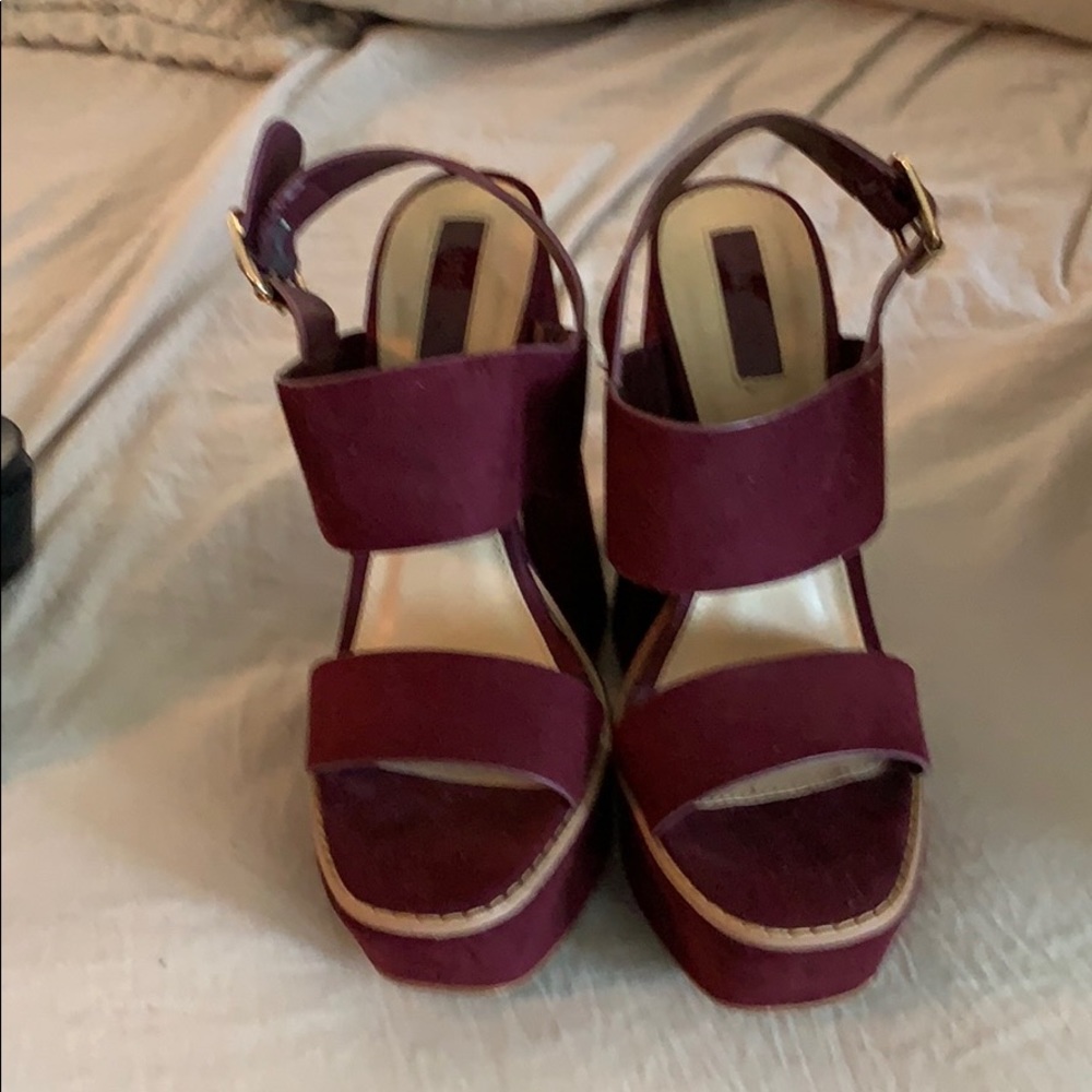 Forever 21 Burgundy Sandals size 5.5
